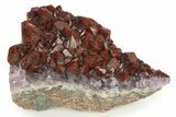 Thunder Bay Amethyst Cluster with Hematite - Canada #281249-1